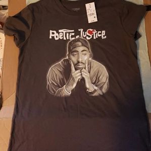 NWT Poetic Justice Tupac T-shirt